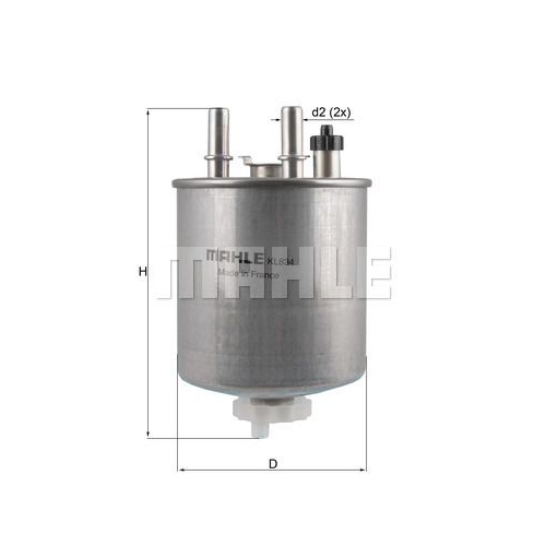 Kraftstofffilter KNECHT KL 834 f&uuml;r RENAULT