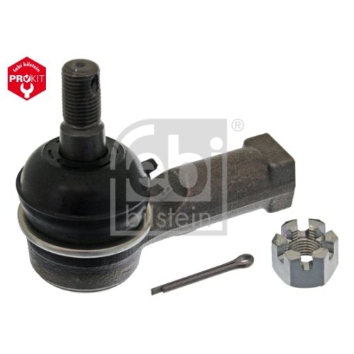 Febi Bilstein 41300 Spurstangenendst&uuml;ck mit Kronenmutter und Splint , 1 St&uuml;ck