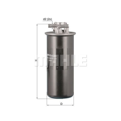 Kraftstofffilter KNECHT KL 454 f&uuml;r VAG