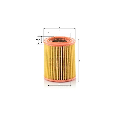 Luftfilter MANN-FILTER C 1472 f&uuml;r CITRO&Euml;N PEUGEOT