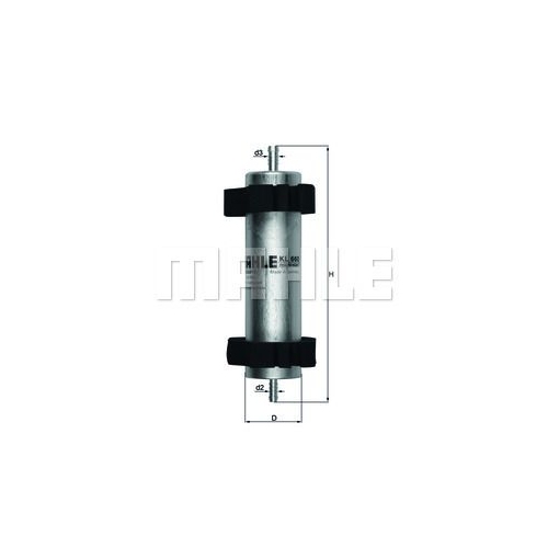 Kraftstofffilter KNECHT KL 660 f&uuml;r VAG