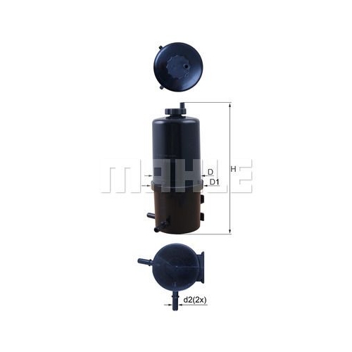 Kraftstofffilter KNECHT KL 787 f&uuml;r VAG