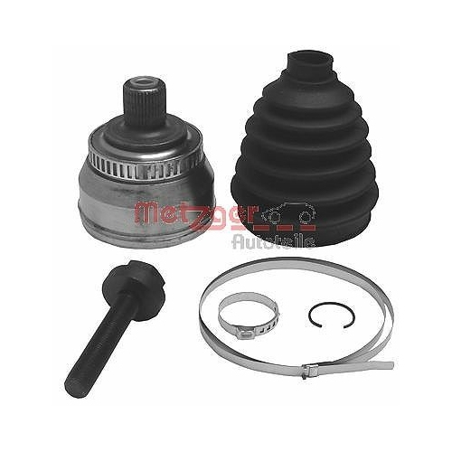 Gelenksatz, Antriebswelle METZGER 7110117 f&uuml;r FORD VAG, Vorderachse, radseitig