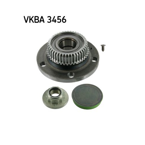 Radlagersatz SKF VKBA 3456 f&uuml;r AUDI SEAT SKODA VW, Hinterachse