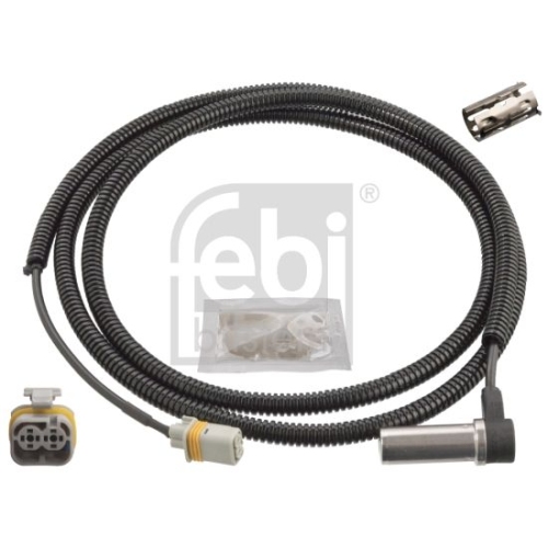 Febi Bilstein 103768 ABS-Sensor mit H&uuml;lse und Fett , 1 St&uuml;ck
