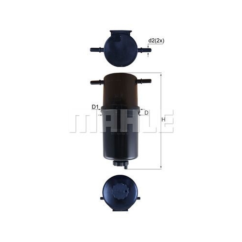 Kraftstofffilter KNECHT KL 873 f&uuml;r VAG