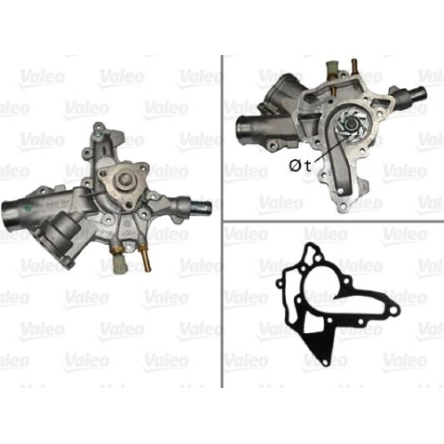 Wasserpumpe VALEO 506838 f&uuml;r OPEL VAUXHALL