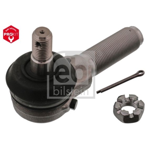 Febi Bilstein 42777 Spurstangenendst&uuml;ck mit Kronenmutter und Splint , 1 St&uuml;ck