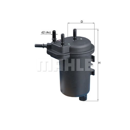 Kraftstofffilter KNECHT KL 432 f&uuml;r RENAULT