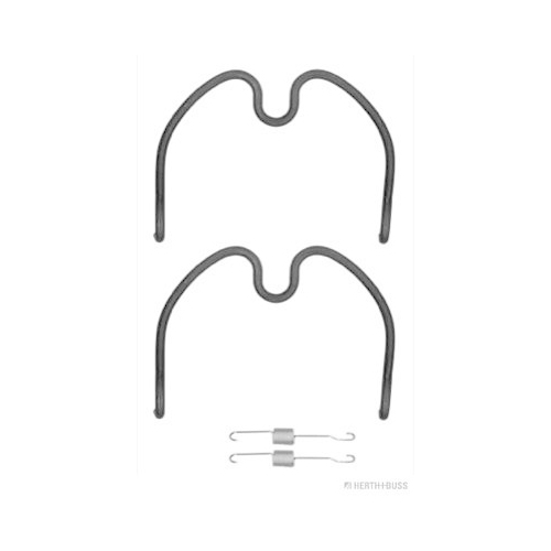 Zubeh&ouml;rsatz, Bremsbacken HERTH+BUSS JAKOPARTS J3568007 f&uuml;r, Hinterachse
