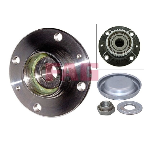 Radlagersatz FAG 713 6500 40 f&uuml;r CITRO&Euml;N PEUGEOT, Hinterachse