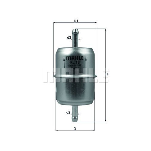 Kraftstofffilter KNECHT KL 18 OF f&uuml;r MERCEDES-BENZ VAG