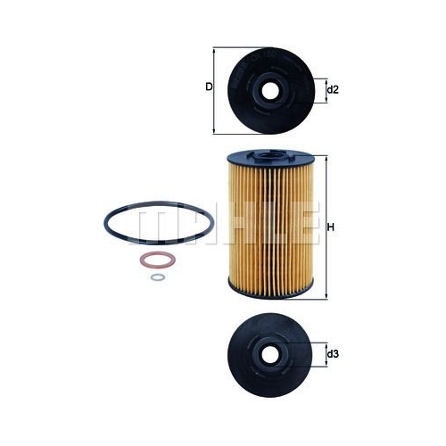 &Ouml;lfilter KNECHT OX 150D f&uuml;r MAN MERCEDES-BENZ TOYOTA LIEBHERR RENAULT TRUCKS