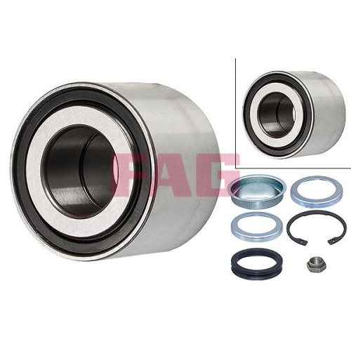Radlagersatz FAG 713 6502 90 f&uuml;r CITRO&Euml;N PEUGEOT DACIA, Hinterachse