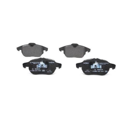 Bremsbelagsatz, Scheibenbremse BOSCH 0 986 494 044 f&uuml;r FIAT OPEL SAAB SCANIA