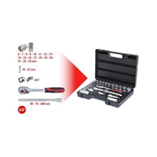 Steckschl&uuml;sselsatz KS TOOLS 911.0626