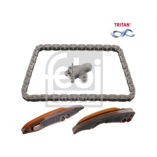 Febi Bilstein 49520 Steuerkettensatz f&uuml;r Einspritzpumpe, TRITAN&reg;-beschichtet , 1 St&uuml;ck