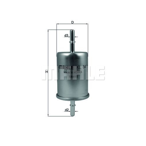 Kraftstofffilter KNECHT KL 84 f&uuml;r VAG KAYSER