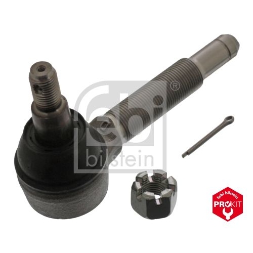 Febi Bilstein 41320 Spurstangenendst&uuml;ck mit Kronenmutter und Splint , 1 St&uuml;ck