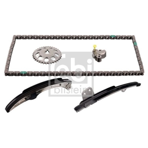 Febi Bilstein 108050 Steuerkettensatz f&uuml;r Nockenwelle, mit Gleitschienen, 1 St&uuml;ck