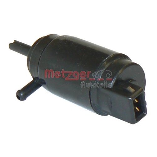 Waschwasserpumpe, Scheibenreinigung METZGER 2220003 ORIGINAL ERSATZTEIL f&uuml;r FIAT