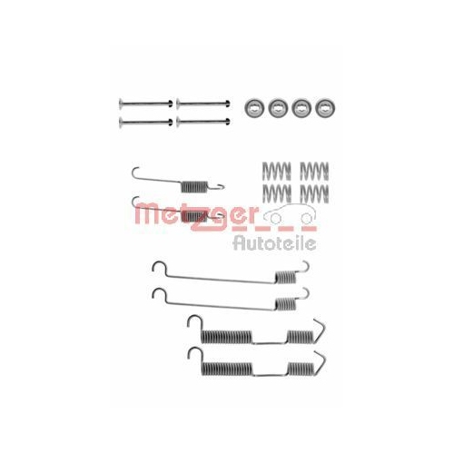Zubeh&ouml;rsatz, Bremsbacken METZGER 105-0646 f&uuml;r BMW, Hinterachse