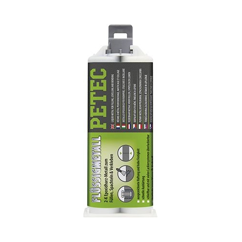 Epoxy-Klebstoff PETEC 97355 FL&Uuml;SSIGMETALL
