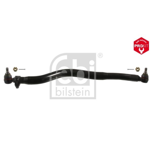 Febi Bilstein 39761 Lenkstange mit Kronenmuttern und Splinten, vom Lenkgetriebe zum 1. Lenkzwischenhebel , 1 St&uuml;ck