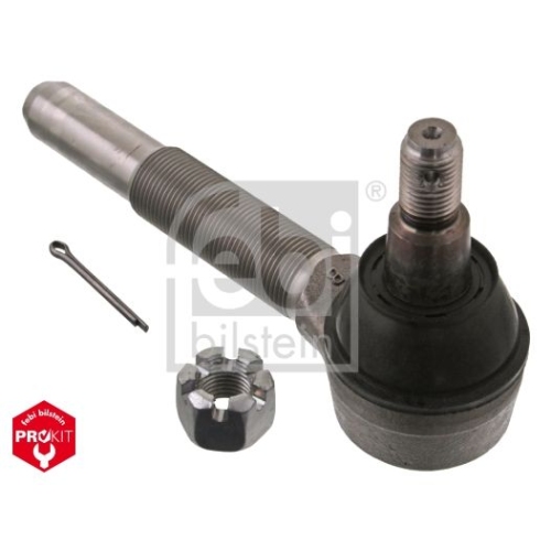 Febi Bilstein 41323 Spurstangenendst&uuml;ck mit Kronenmutter und Splint , 1 St&uuml;ck