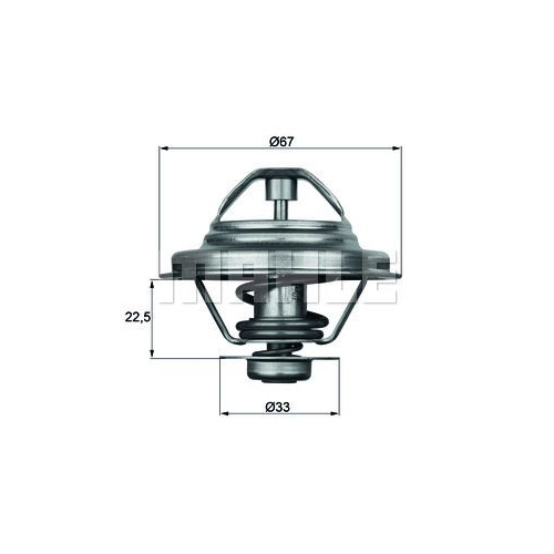 Thermostat, K&uuml;hlmittel MAHLE TX 24 87D f&uuml;r VAG