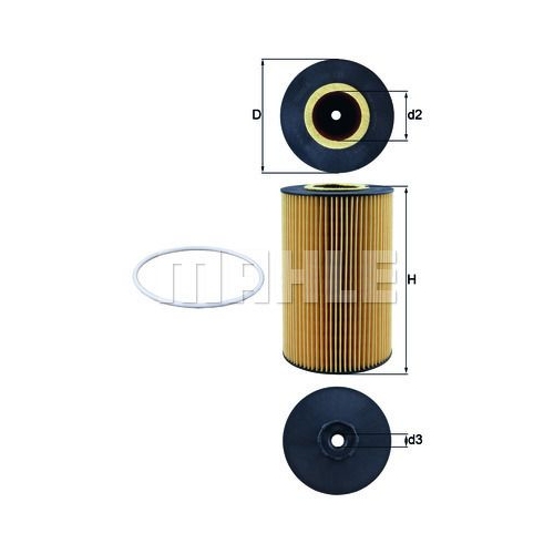 &Ouml;lfilter KNECHT OX 425D f&uuml;r MAN