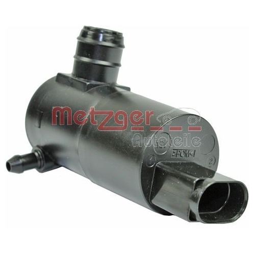 Waschwasserpumpe, Scheibenreinigung METZGER 2220075 f&uuml;r TOYOTA, vorne