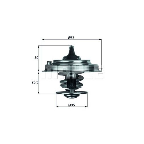 Thermostat, K&uuml;hlmittel MAHLE TX 30 87D f&uuml;r VAG