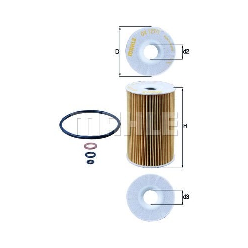 &Ouml;lfilter KNECHT OX 127/1D f&uuml;r BMW