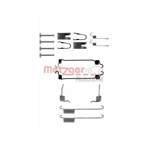 Zubeh&ouml;rsatz, Bremsbacken METZGER 105-0751 f&uuml;r FORD, Hinterachse