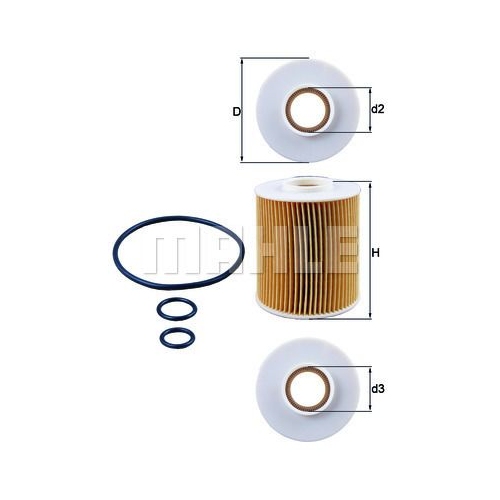 &Ouml;lfilter KNECHT OX 163/4D f&uuml;r GMC HONDA OPEL VAUXHALL