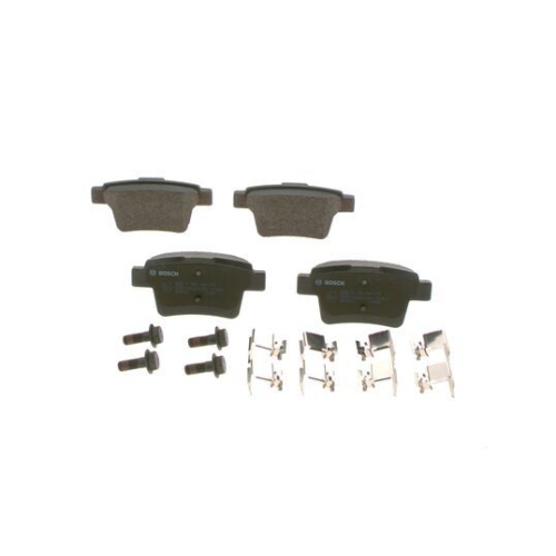 Bremsbelagsatz, Scheibenbremse BOSCH 0 986 494 076 f&uuml;r FORD JAGUAR, Hinterachse