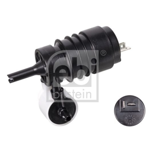 Febi Bilstein 05568 Waschwasserpumpe f&uuml;r Scheibenreinigungsanlage , 1 St&uuml;ck