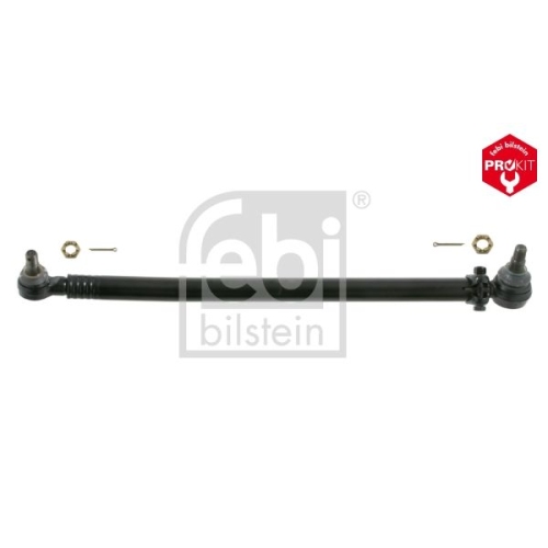 Febi Bilstein 28146 Lenkstange mit Kronenmuttern und Splinten, vom Lenkgetriebe zur 1. Vorderachse , 1 St&uuml;ck
