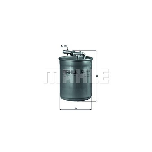 Kraftstofffilter KNECHT KL 494 f&uuml;r VAG