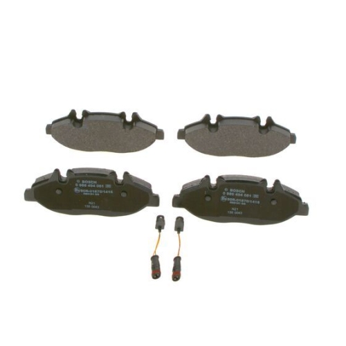 Bremsbelagsatz, Scheibenbremse BOSCH 0 986 494 081 f&uuml;r MERCEDES-BENZ