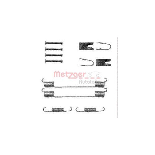 Zubeh&ouml;rsatz, Bremsbacken METZGER 105-0883 GREENPARTS f&uuml;r, Hinterachse