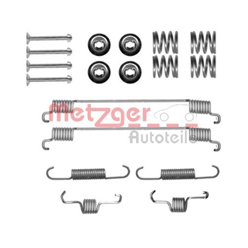 Zubeh&ouml;rsatz, Bremsbacken METZGER 105-0889 GREENPARTS f&uuml;r SMART, Hinterachse