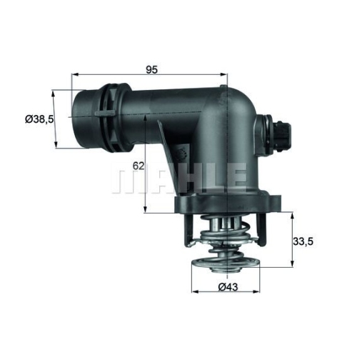 Thermostat, K&uuml;hlmittel MAHLE TM 15 105 f&uuml;r BMW