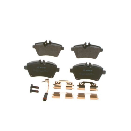 Bremsbelagsatz, Scheibenbremse BOSCH 0 986 494 087 f&uuml;r MERCEDES-BENZ