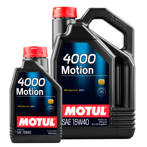 MOTUL PKW 4000 Motion 15W-40 Ganzjahres&ouml;l Motor&ouml;l 5+1 Liter