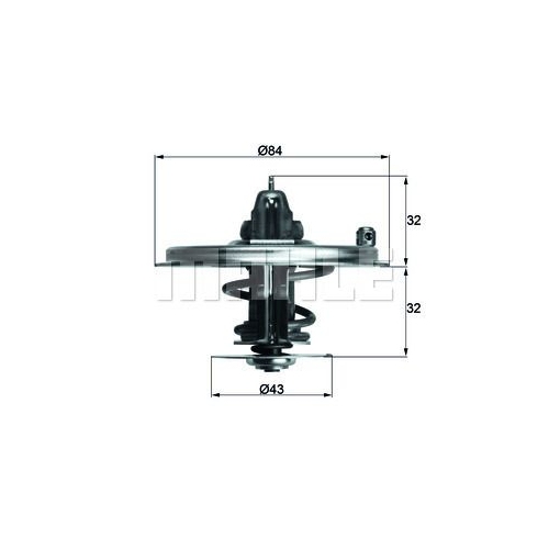 Thermostat, K&uuml;hlmittel MAHLE TX 36 85D f&uuml;r BMW