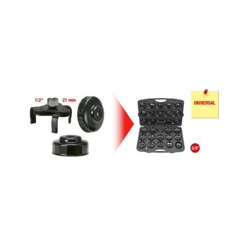 &Ouml;lfilterschl&uuml;sselsatz KS TOOLS 150.9350