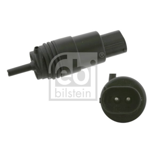 Febi Bilstein 1x 27443 Waschwasserpumpe f&uuml;r Scheiben- und Scheinwerferreinigungsanlage