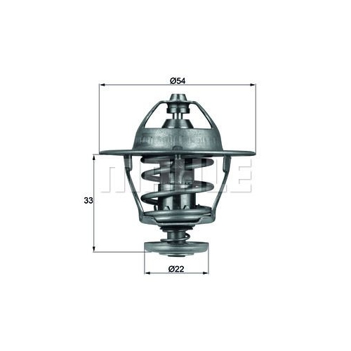Thermostat, K&uuml;hlmittel MAHLE TX 53 85D f&uuml;r GMC HONDA ISUZU MAZDA OPEL VAUXHALL
